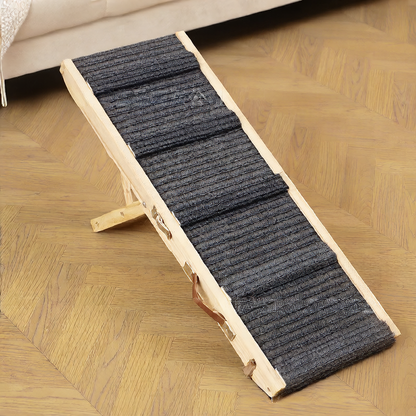 Foldable Dog Stairs Ramp with Anti-Slip Surface