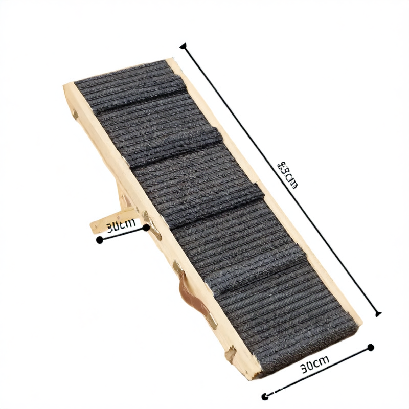 Foldable Dog Stairs Ramp with Anti-Slip Surface