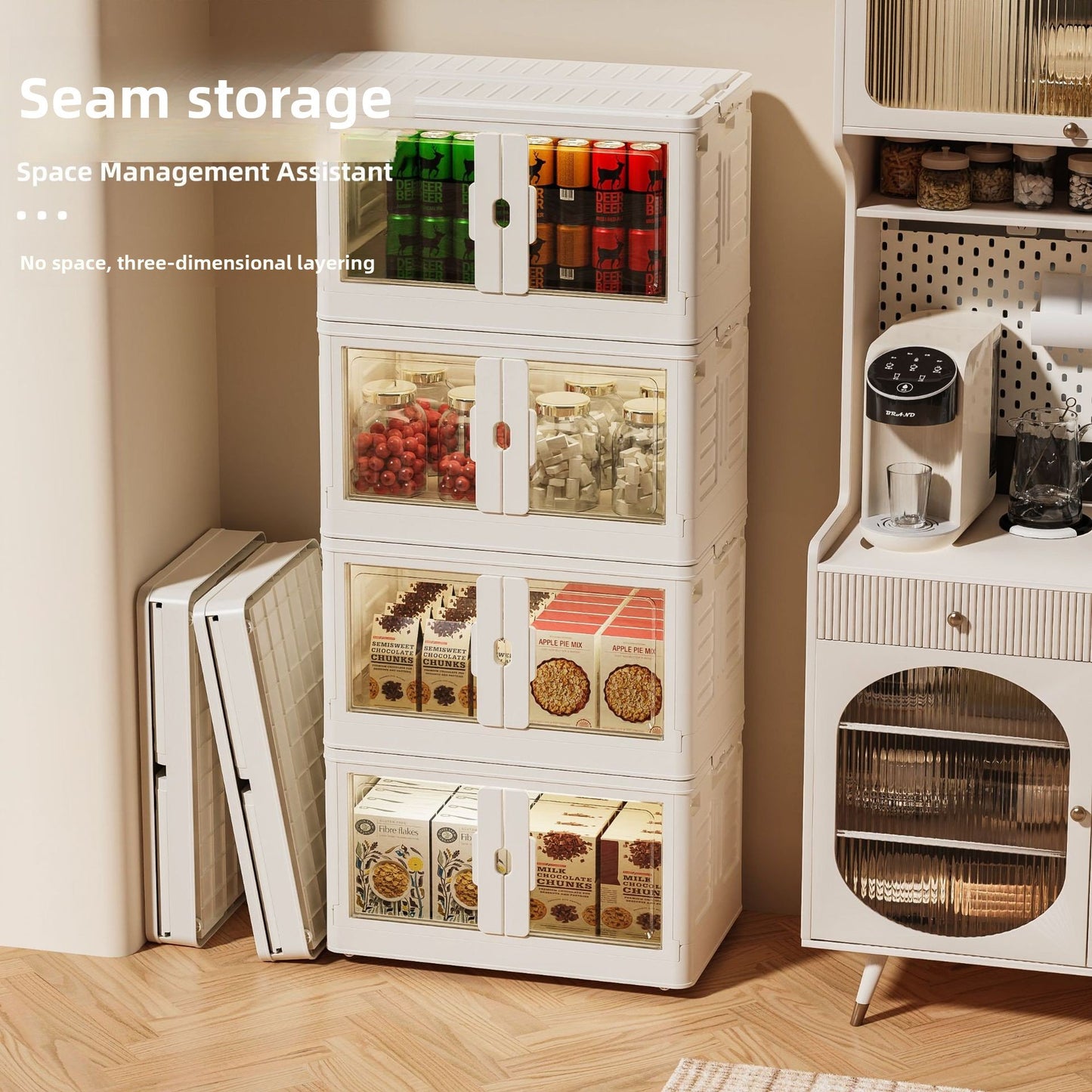 Foldable Double Door Plastic Box