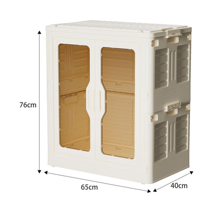 Foldable Double Door Plastic Box