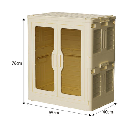 Foldable Double Door Plastic Box