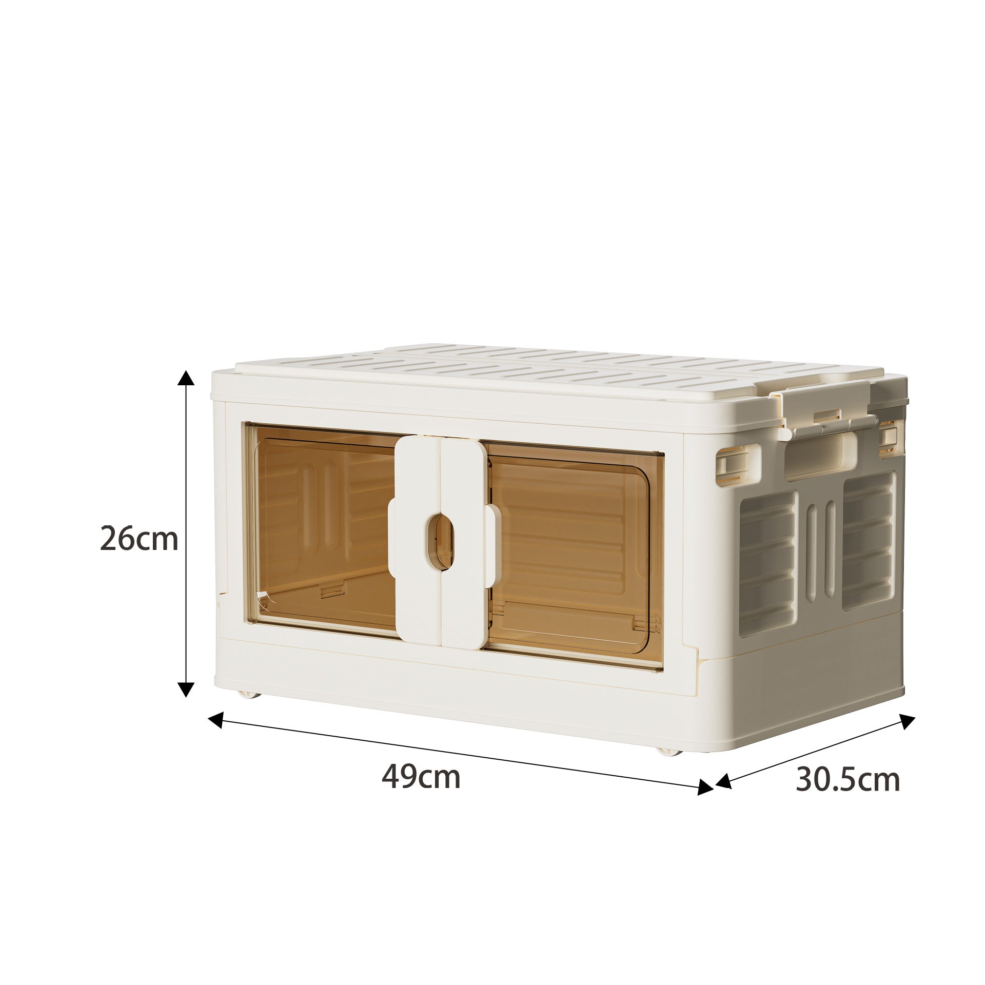 Foldable Double Door Plastic Box