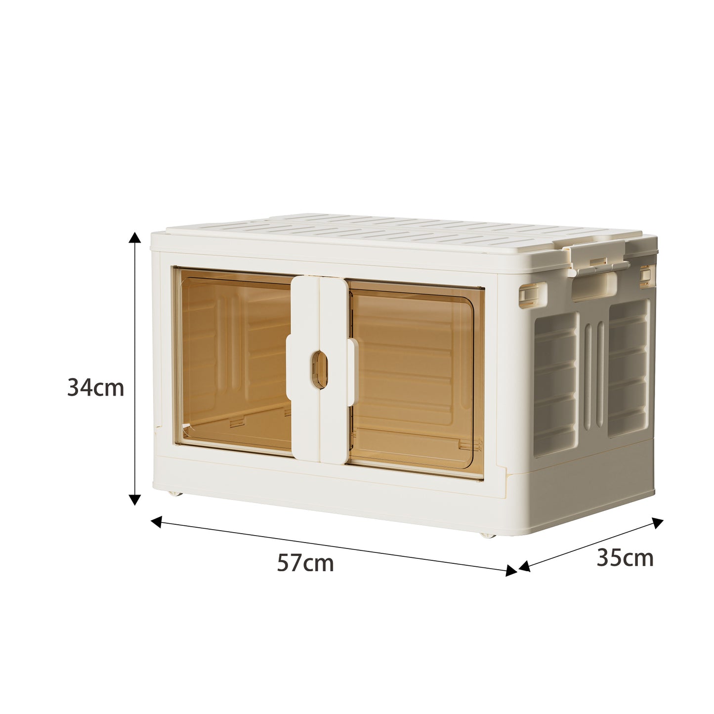 Foldable Double Door Plastic Box
