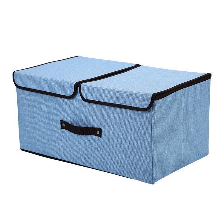 Foldable Double Lid Storage Box