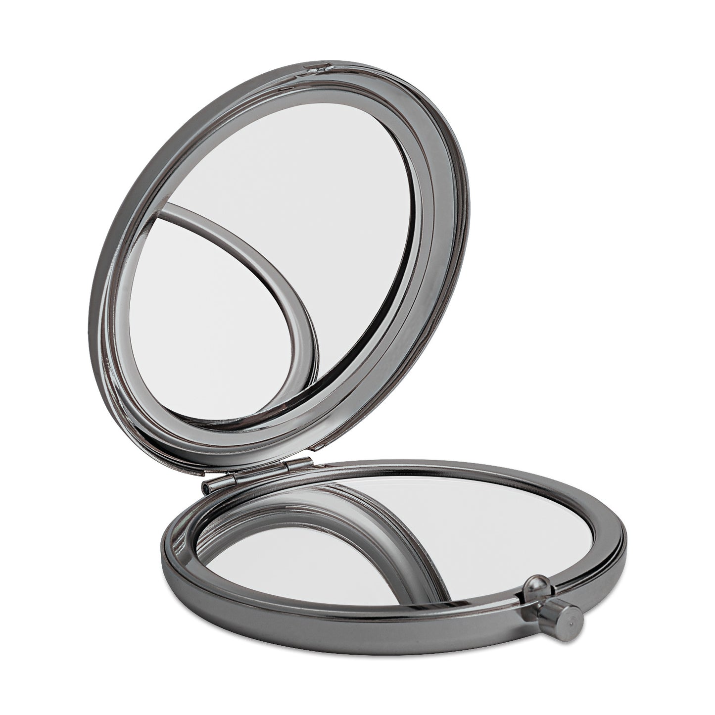 Foldable Double-Sided Metal Makeup Mirror