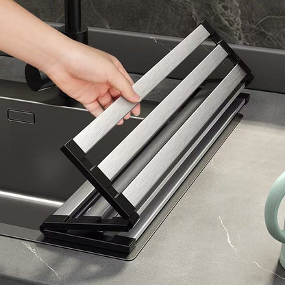 Foldable draining rack