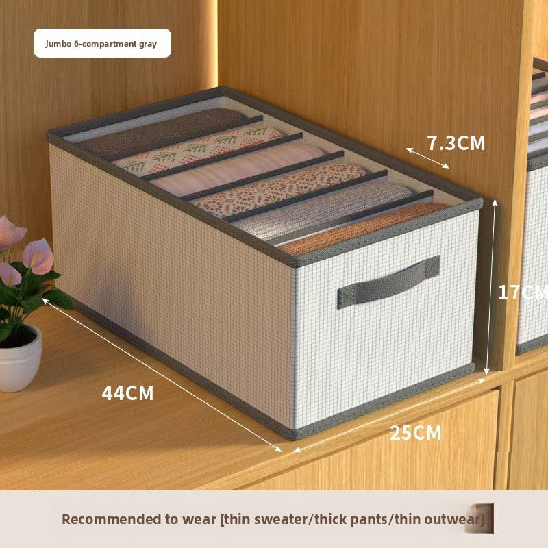 Foldable Drawer Storage Box with Dividers