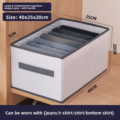 Foldable Drawer Storage Box with Dividers