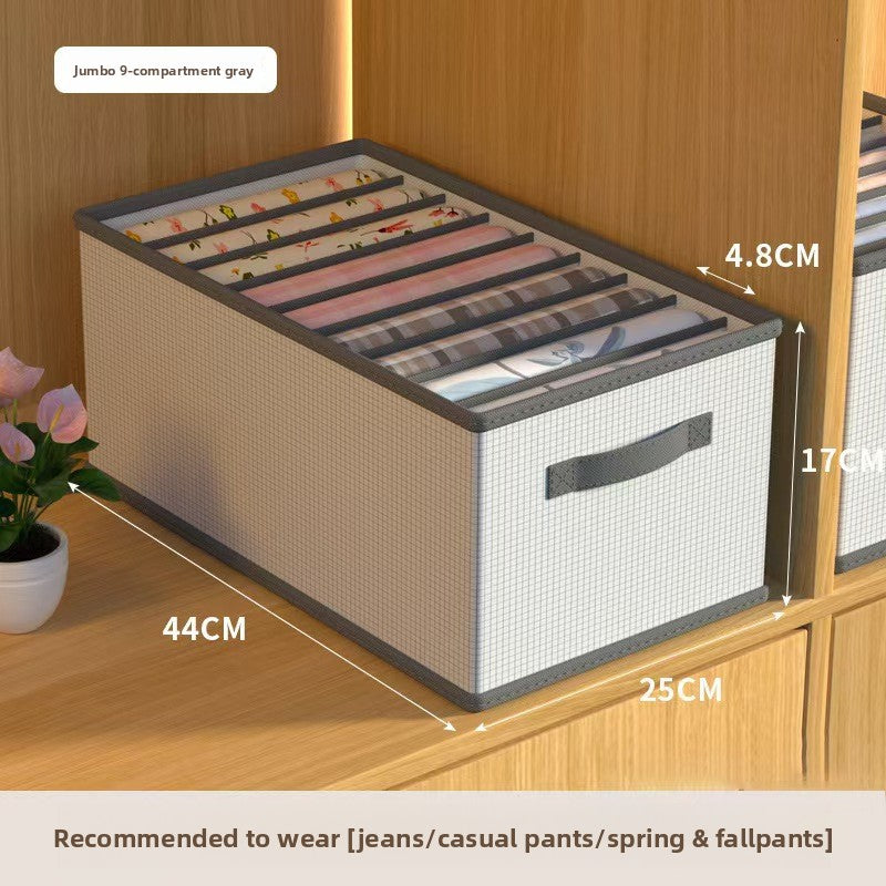 Foldable Drawer Storage Box with Dividers