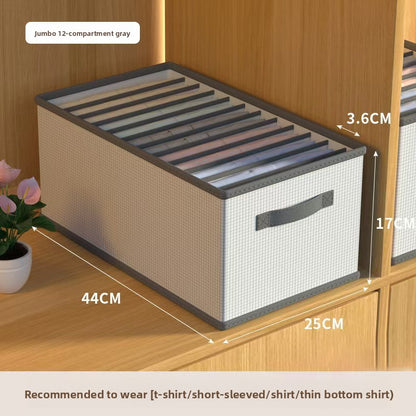 Foldable Drawer Storage Box with Dividers
