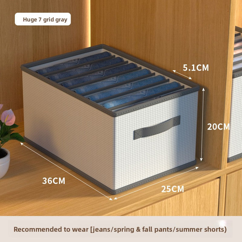 Foldable Drawer Storage Box with Dividers