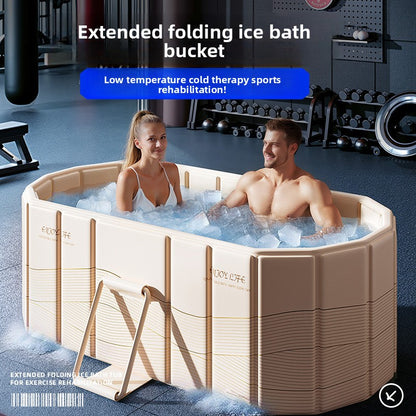 Foldable Dual-Use Hot Cold Bath Tub