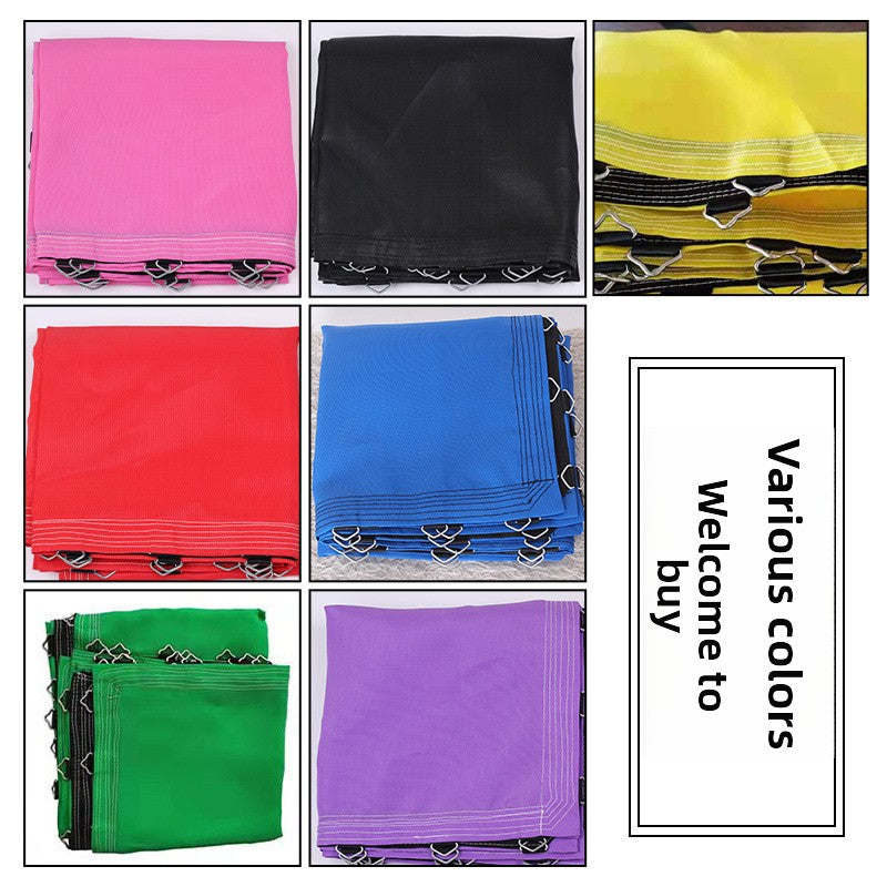 Foldable Elastic Trampoline with Durable Mesh