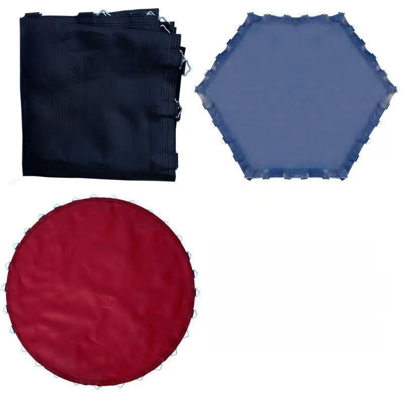 Foldable Elastic Trampoline with Durable Mesh