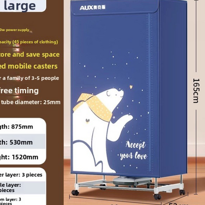 Foldable Electric Clothes Dryer