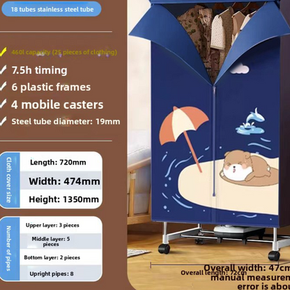 Foldable Electric Clothes Dryer