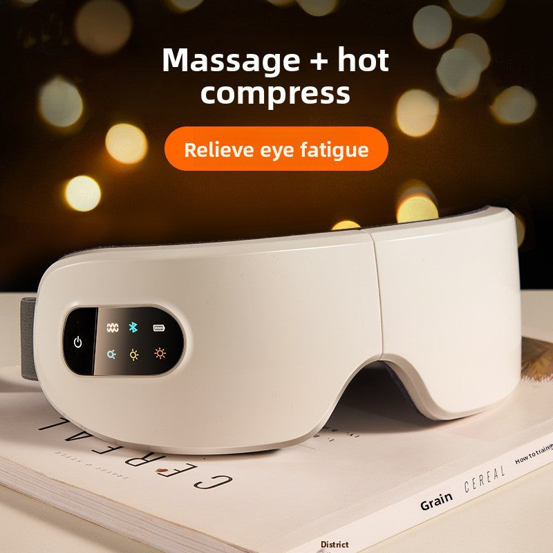 Foldable Eye Massager with Steam and Heat Therapy