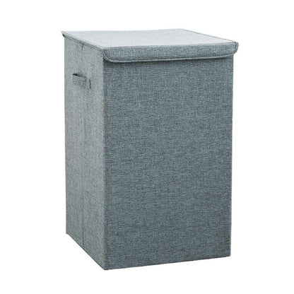 Foldable Fabric Laundry Bin with Lid