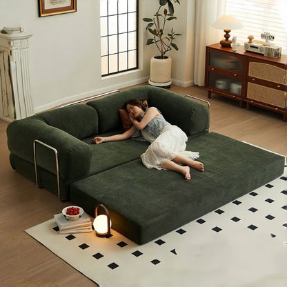 Foldable Fabric Sofa Bed for Small Spaces