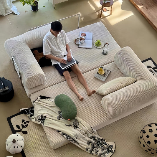 Foldable Fabric Sofa Bed for Small Spaces