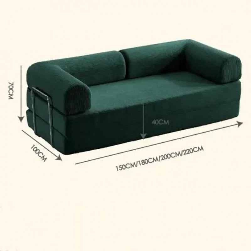 Foldable Fabric Sofa Bed for Small Spaces
