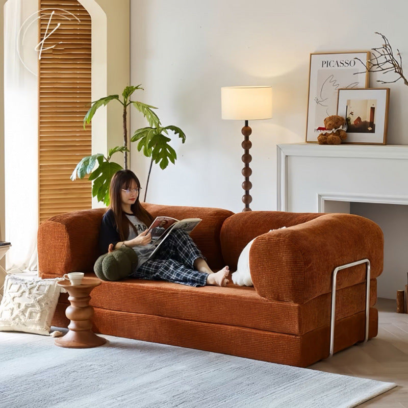 Foldable Fabric Sofa Bed for Small Spaces
