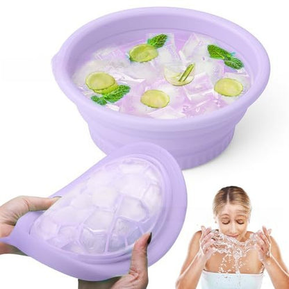 Foldable Facial Ice Therapy Wash Basin