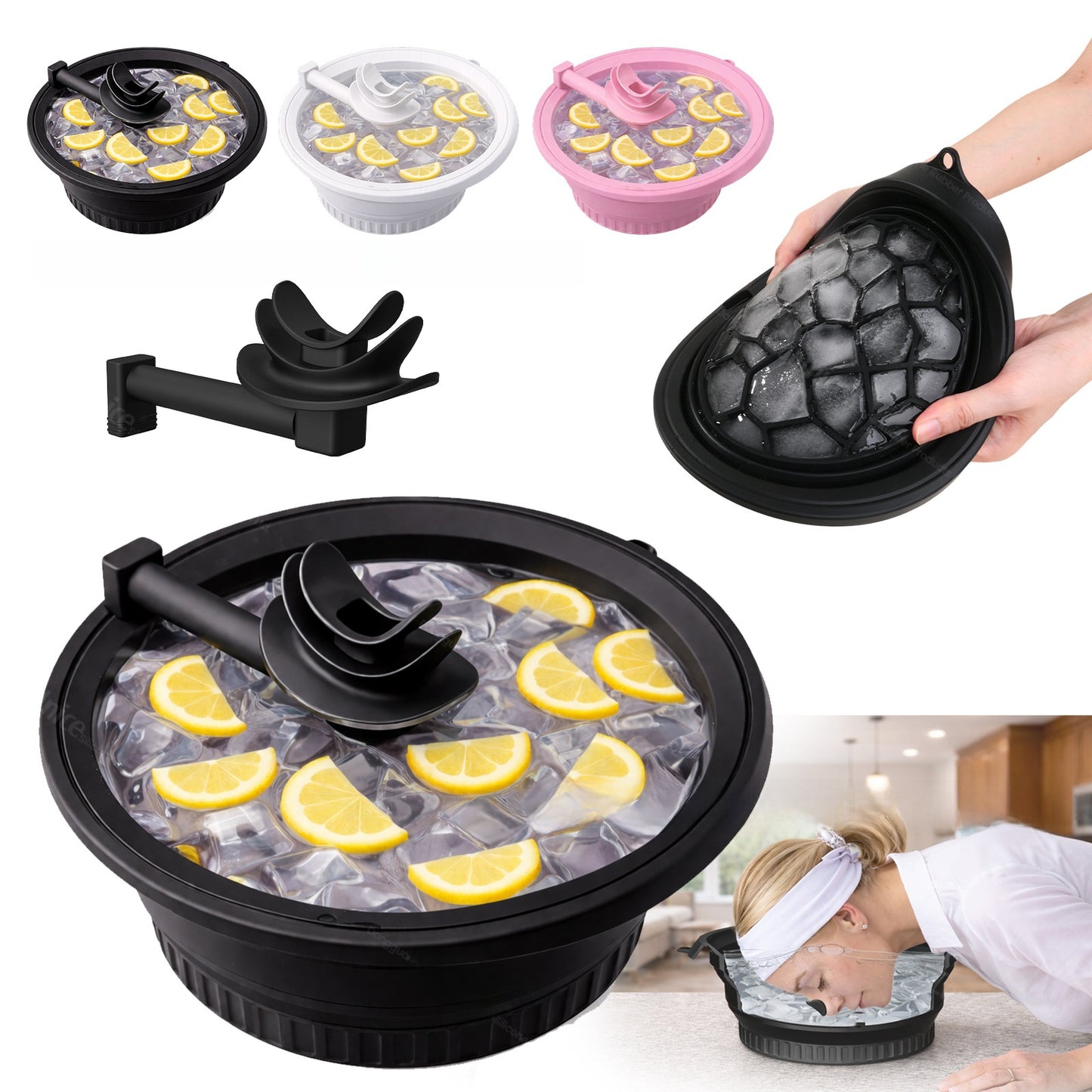 Foldable Facial Ice Therapy Wash Basin