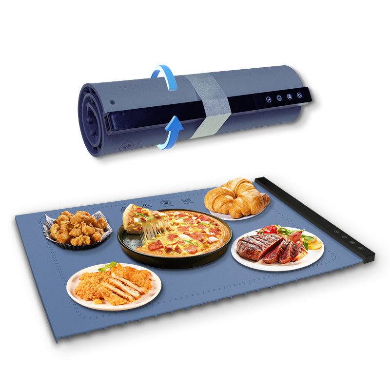 Foldable Food Silicone Heating Pad with Dual Voltage