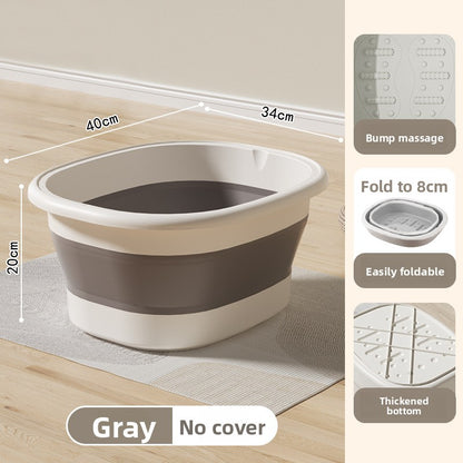 Foldable Foot Soaking Tub with Insulation