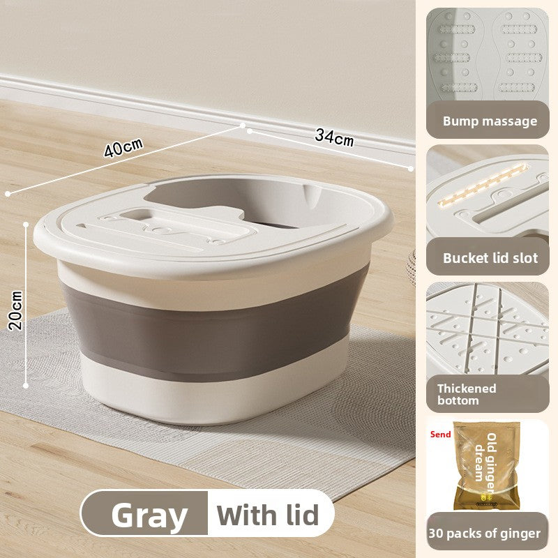 Foldable Foot Soaking Tub with Insulation