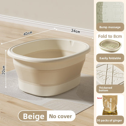 Foldable Foot Soaking Tub with Insulation