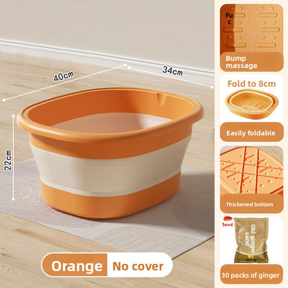 Foldable Foot Soaking Tub with Insulation