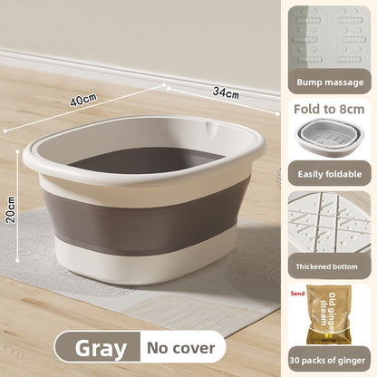 Foldable Foot Soaking Tub with Insulation