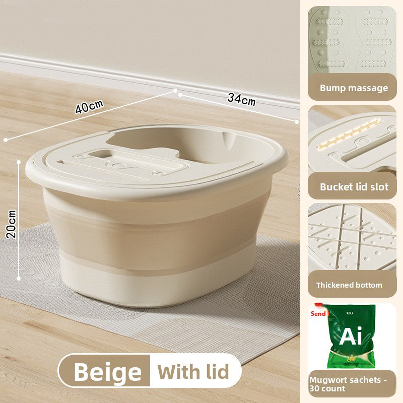 Foldable Foot Soaking Tub with Insulation