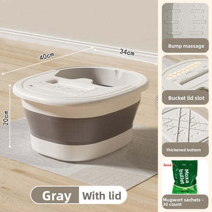 Foldable Foot Soaking Tub with Insulation