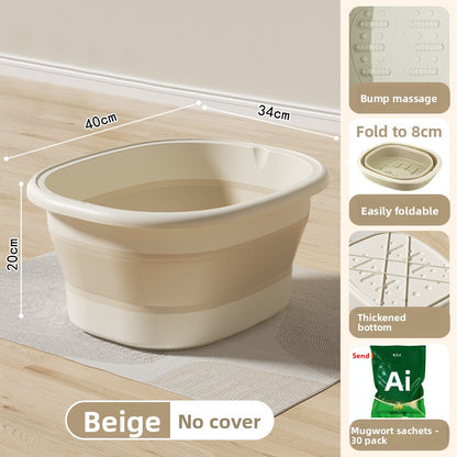 Foldable Foot Soaking Tub with Insulation