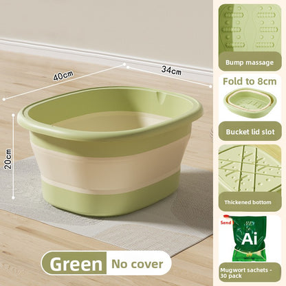 Foldable Foot Soaking Tub with Insulation