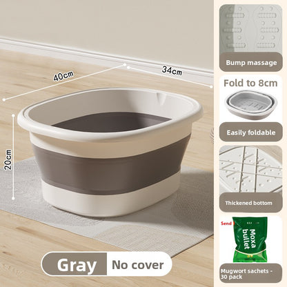 Foldable Foot Soaking Tub with Insulation