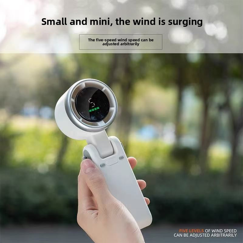 Foldable handheld fan