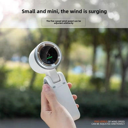 Foldable handheld fan