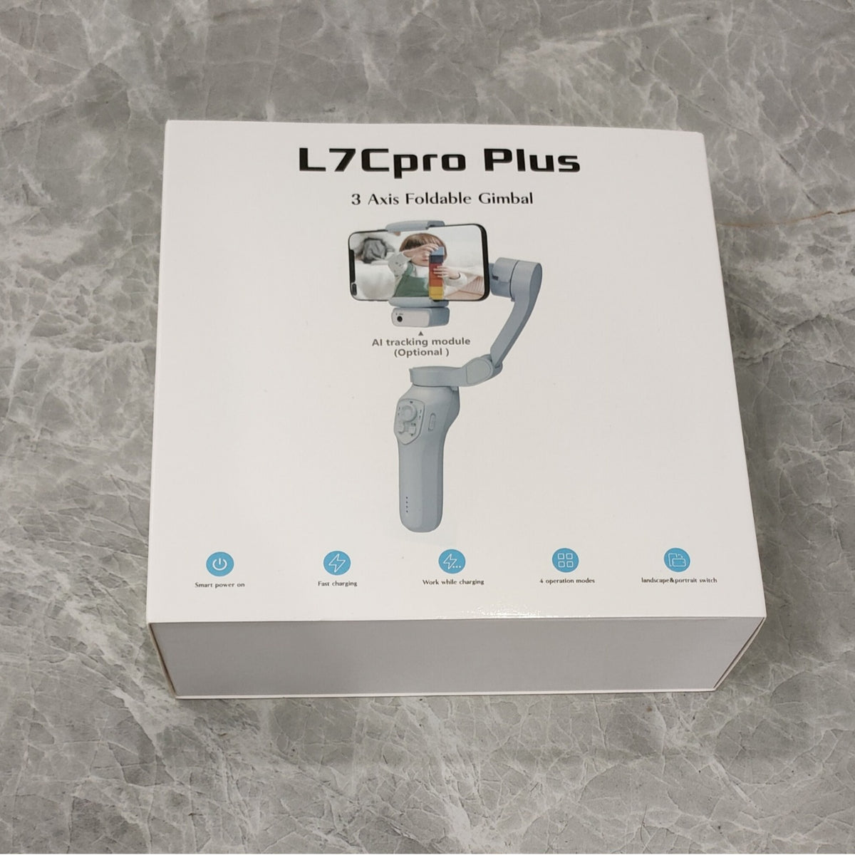 Foldable handheld gimbal stabilizer