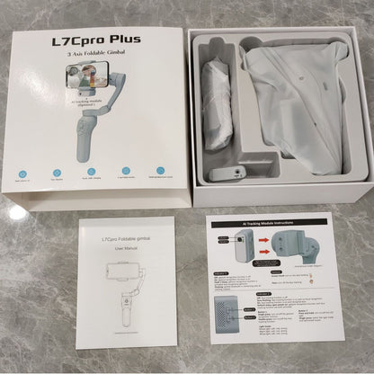 Foldable handheld gimbal stabilizer