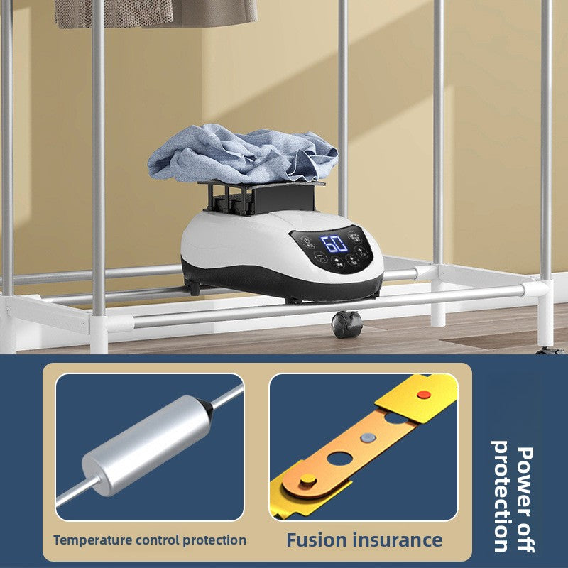 Foldable household dryer