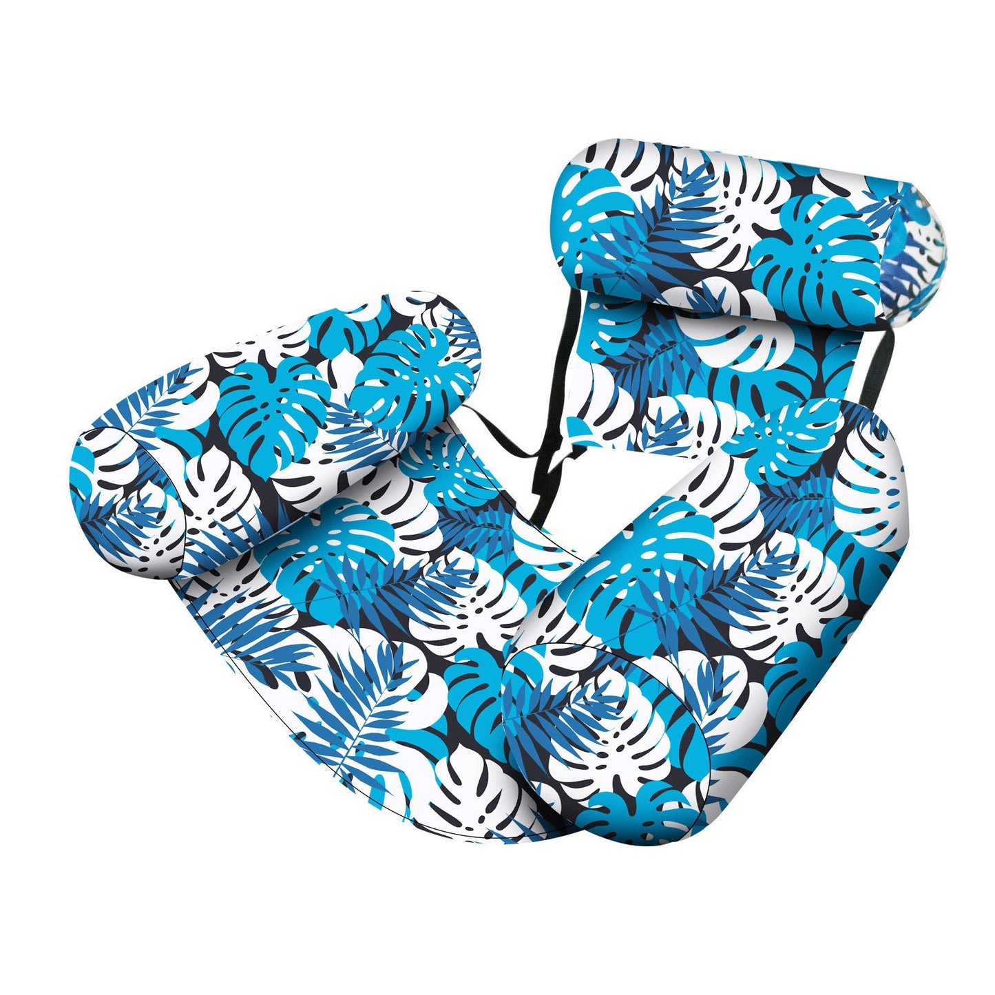 Foldable Inflatable Lounge Chair with Net Hammock