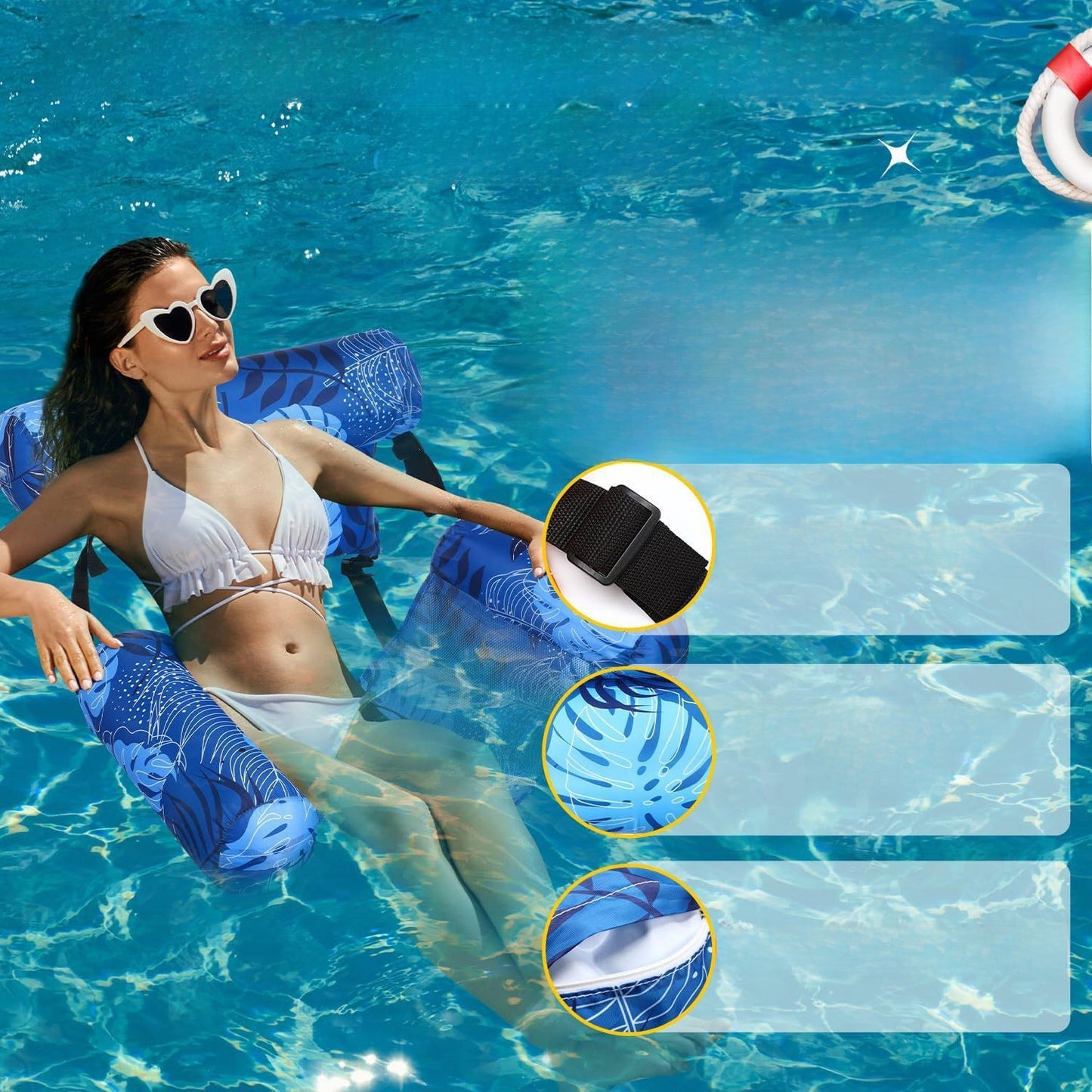 Foldable Inflatable Water Lounge Chair