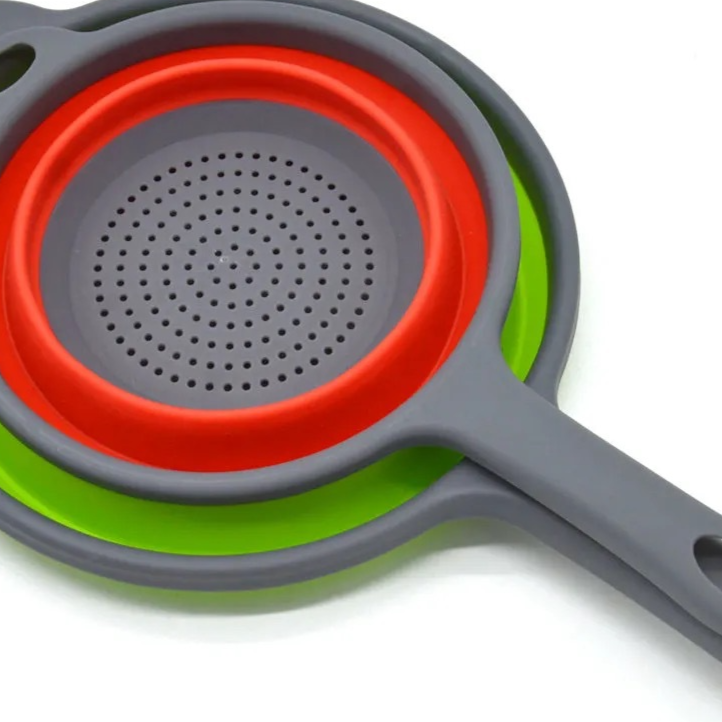 Foldable Kitchen Drain Basket with Handle
