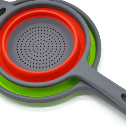 Foldable Kitchen Drain Basket with Handle