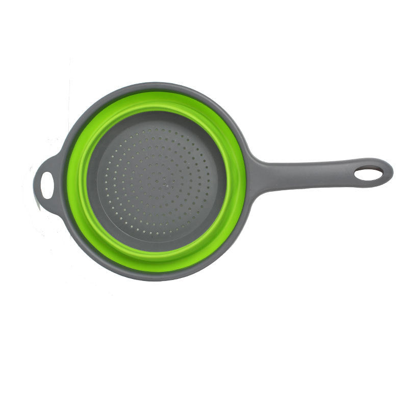 Foldable Kitchen Drain Basket with Handle
