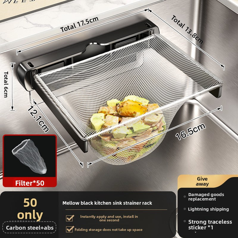 Foldable Kitchen Sink Filter Drain Basket